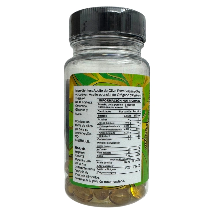 Aceite de orégano 30 capsulas. ANL-029, Foto 2 Trébol Naturismo