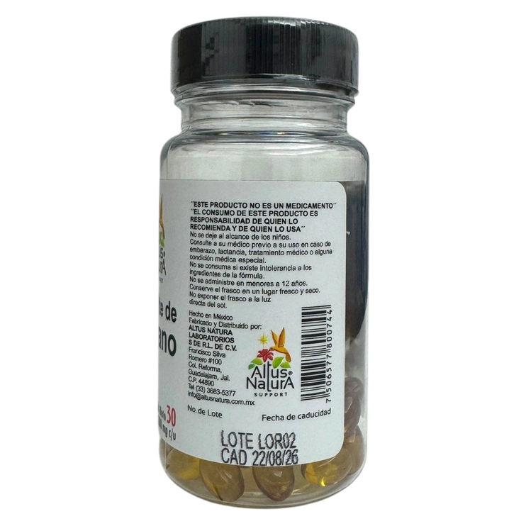 Aceite de orégano 30 capsulas. ANL-029, Foto 3 Trébol Naturismo