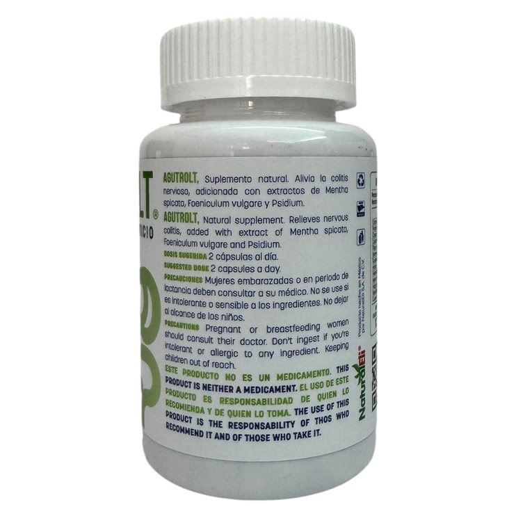 Agutrolt 60 capsulas de 500mg NAE-008, Foto 3 Trébol Naturismo