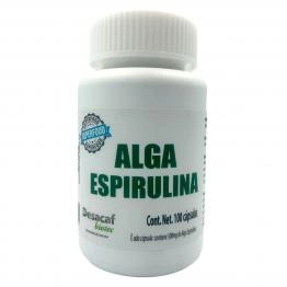 Alga Espirulina 100 cápsulas, Foto 1 Trébol Naturismo