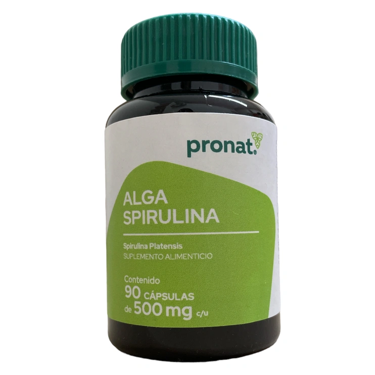 Alga spirulina 90 cápsulas, Foto 1 Trébol Naturismo