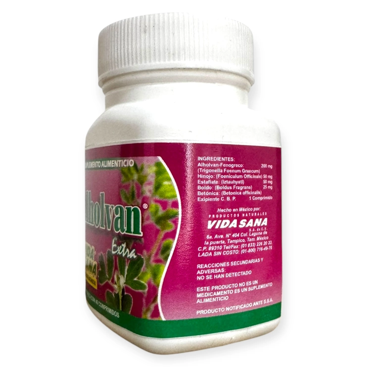 Alholvan Extra 40 comprimidos VIS-002, Foto 2 Trébol Naturismo