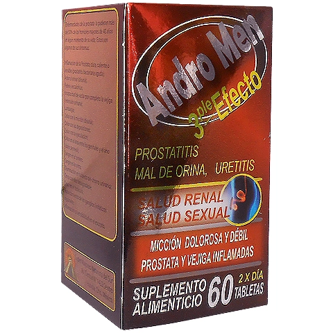 Andro men 60 tabletas Super Mayoreo Naturista del Sur, Foto 1 Trébol Naturismo