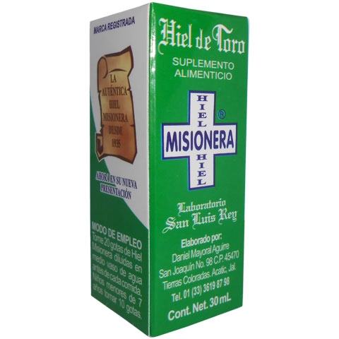 Autentica hiel misionera 30ml, Foto 1 Trébol Naturismo