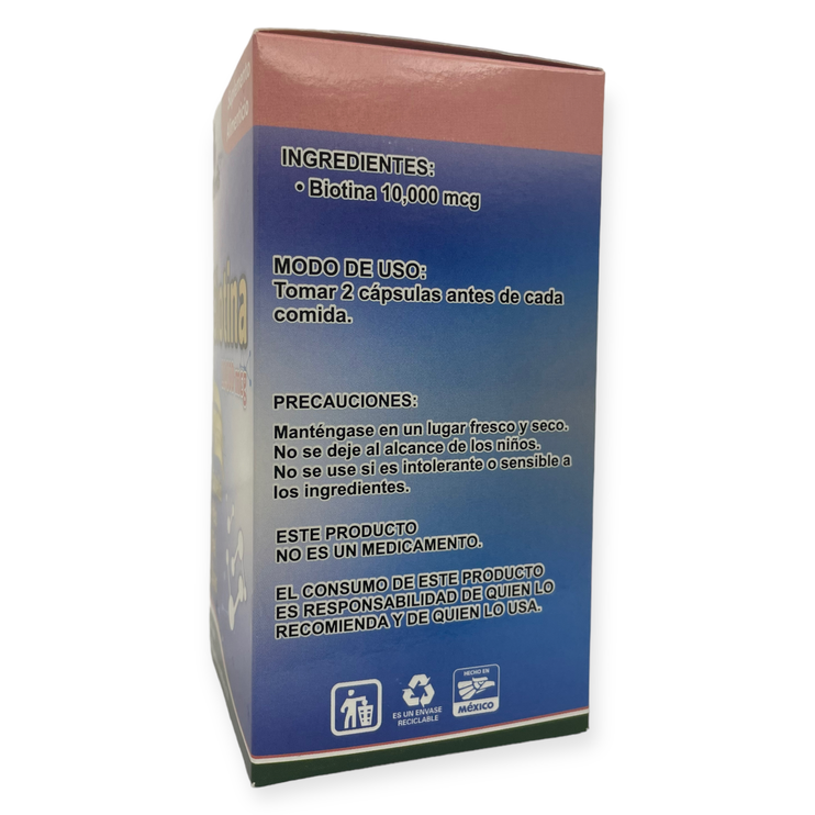 Biotina 50 cápsulas DAR-016, Foto 2 Trébol Naturismo