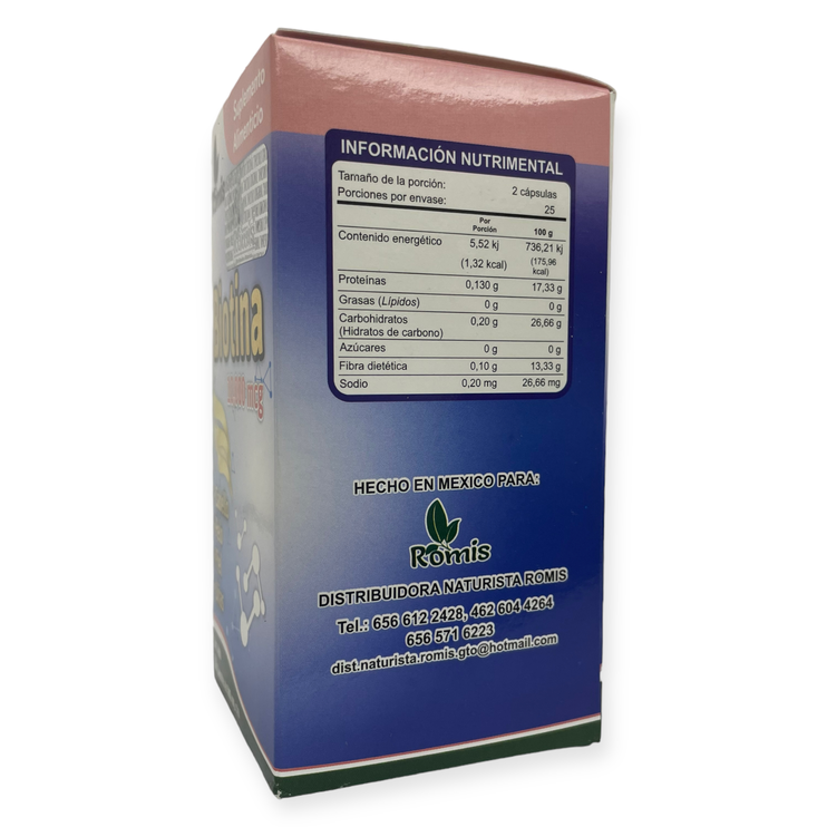 Biotina 50 cápsulas DAR-016, Foto 3 Trébol Naturismo