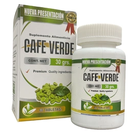 Cafe Verde 60 tabletas, Foto 1 Trébol Naturismo