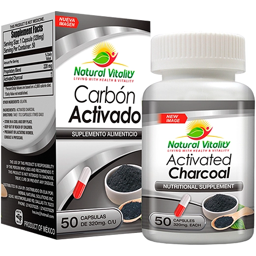 Carbón Activado 50 Cápsulas, Foto 1 Trébol Naturismo