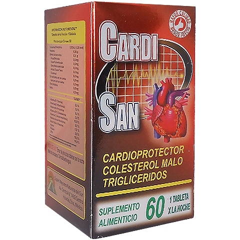 Cardisan 60 tabletas, Foto 1 Trébol Naturismo