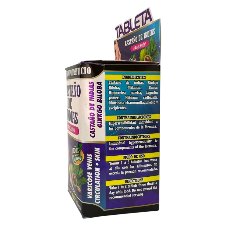 Castaño de Indias 100 tabletas TNL-004, Foto 3 Trébol Naturismo