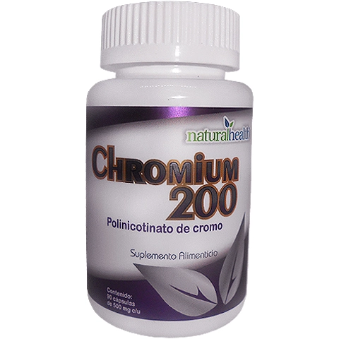 Chromium 200 90 cápsulas, Foto 1 Trébol Naturismo