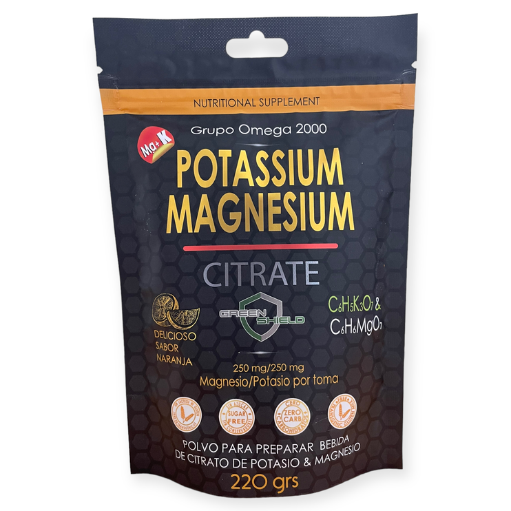 Citrato de potasio y magnesio sabor naranja 220g, Foto 1 Trébol Naturismo