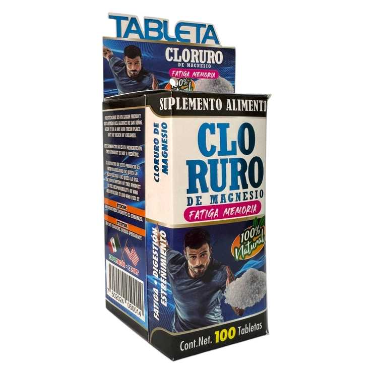Cloruro de Magnesio 100 tabletas TNL-005, Foto 2 Trébol Naturismo