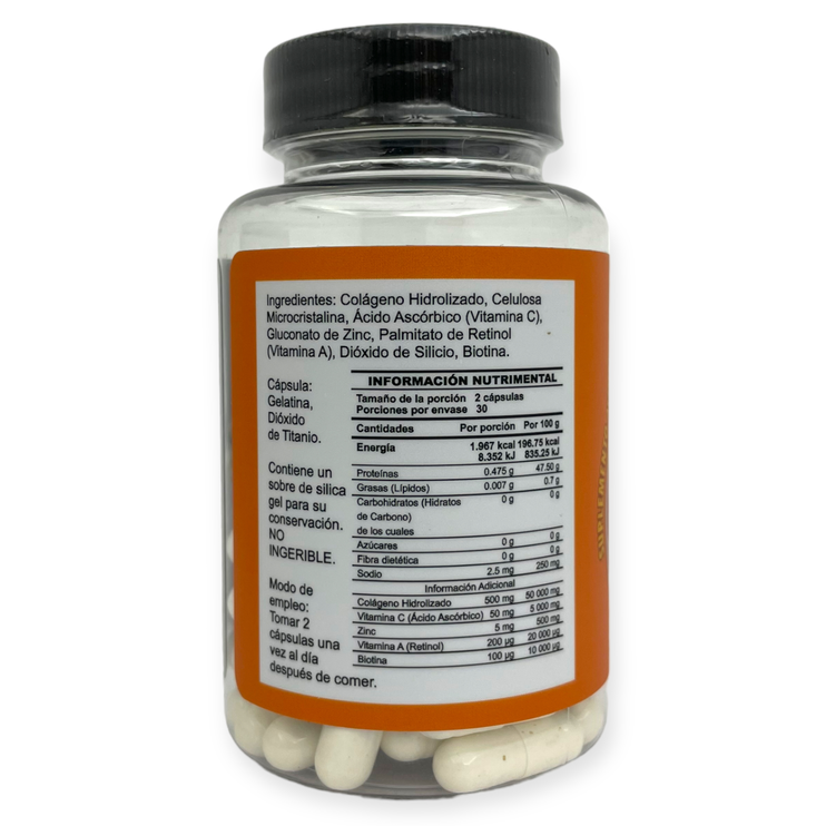 Colágeno con biotina 60 cápsulas ANL-005, Foto 3 Trébol Naturismo