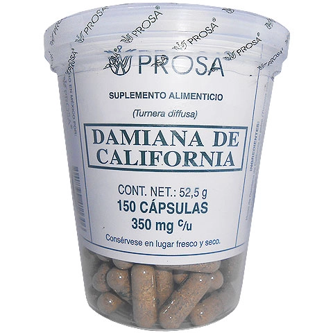 Damiana de california 150 cápsulas, Foto 1 Trébol Naturismo