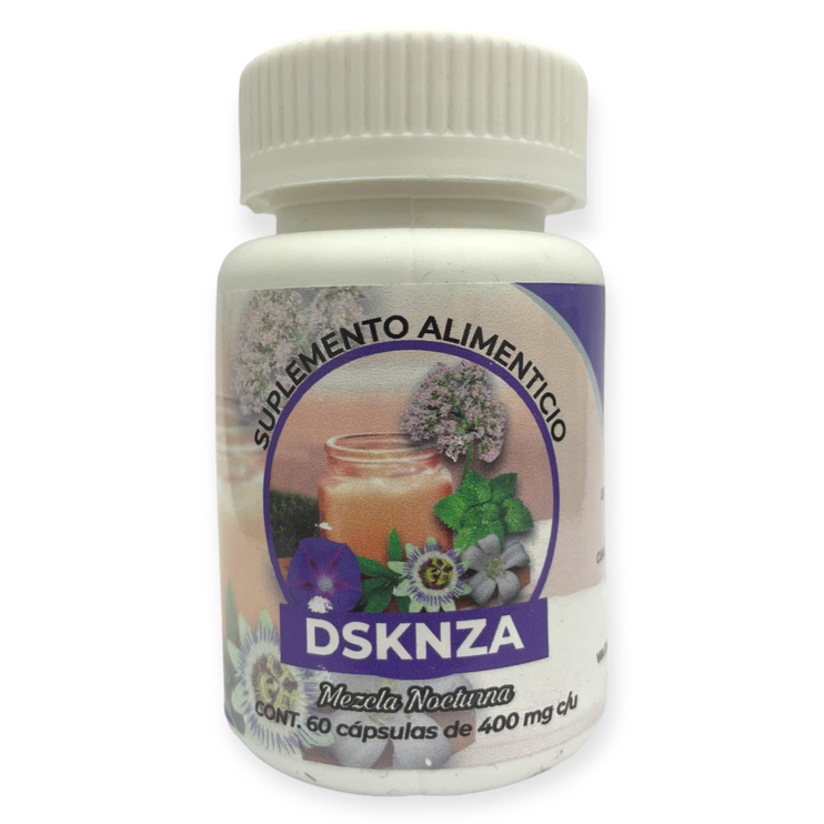 Descansa dsknza mezcla nocturna 60 caps., Foto 1 Trébol Naturismo