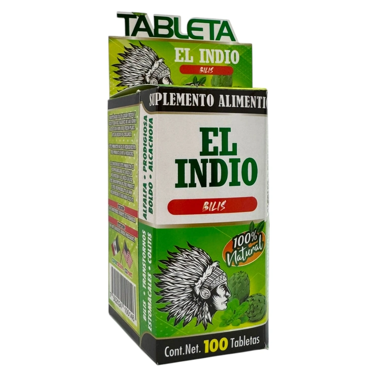 El Indio 100 tabletas TNL-009, Foto 2 Trébol Naturismo