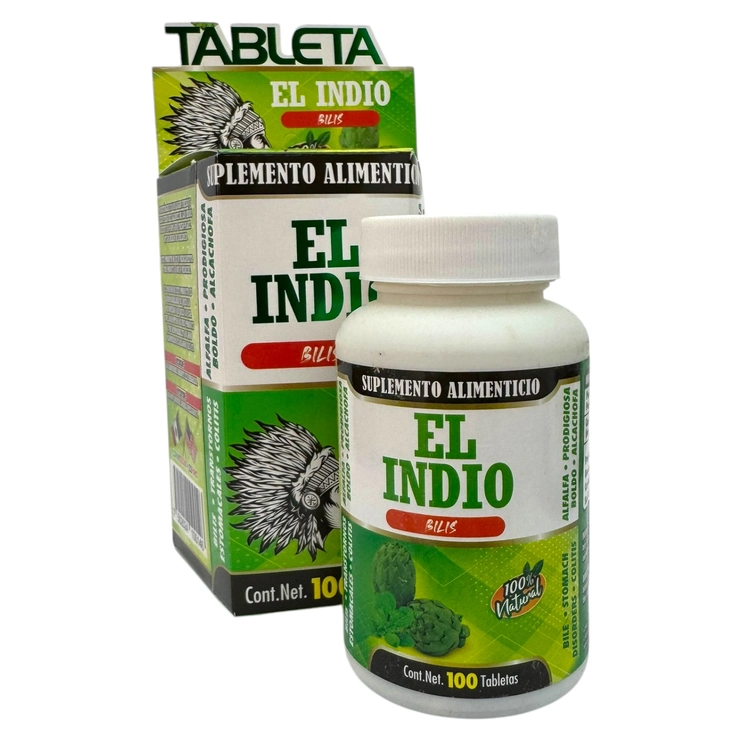 El Indio 100 tabletas El Indio 100 tabletas, Foto 1 Trébol Naturismo