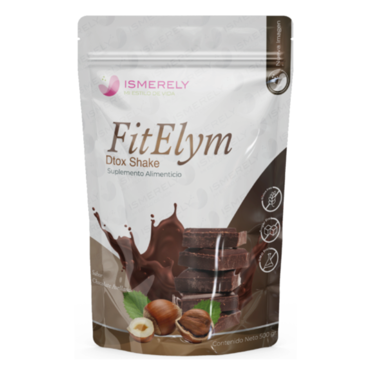 Ft-Elym DTX shake sabor chocolate avellana 500g, Foto 1 Trébol Naturismo