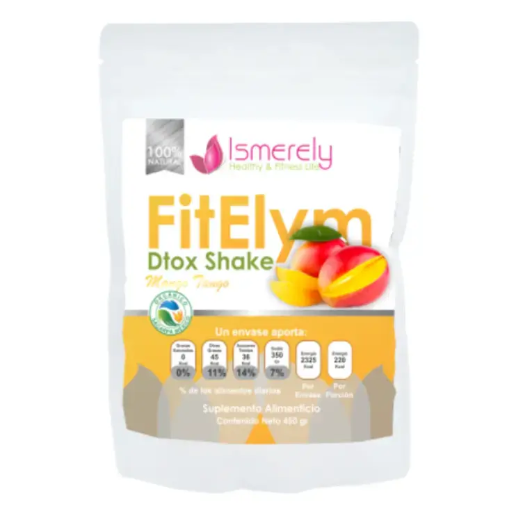 Ft-Elym DTX shake sabor mango tango 500g, Foto 1 Trébol Naturismo