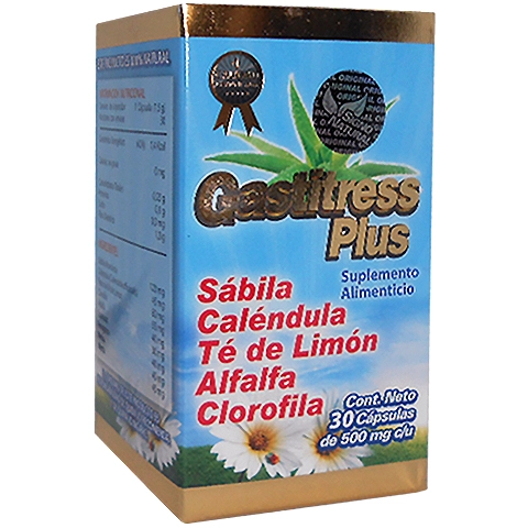 Gastitress plus 30 cápsulas, Foto 1 Trébol Naturismo