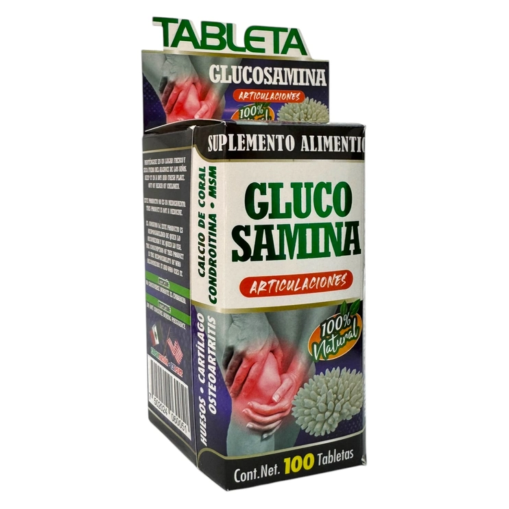 Glucosamina 100 tabletas TNL-011, Foto 2 Trébol Naturismo