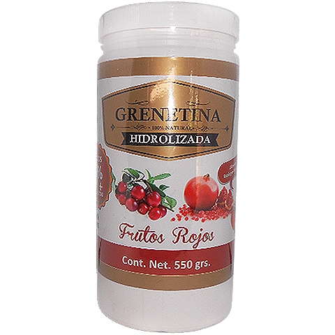 Grenetina hidrolizada sabor frutos rojos 550g, Foto 1 Trébol Naturismo
