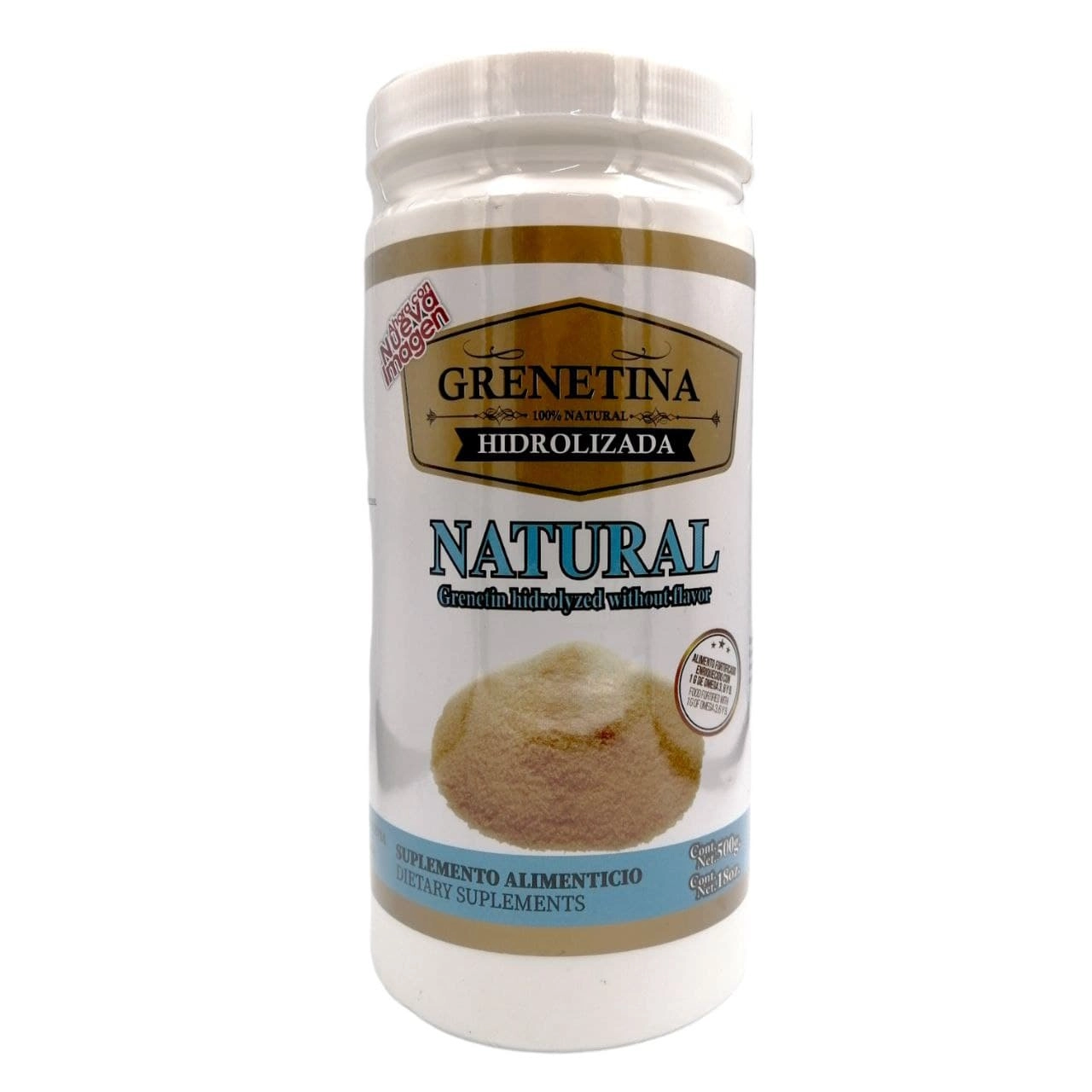 Grenetina hidrolizada sabor natural 550g, Foto 1 Trébol Naturismo