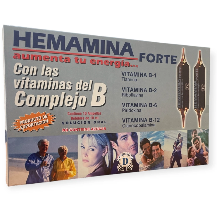 HEMAMINA FORTE 10 AMPOLLETAS , Foto 1 Trébol Naturismo