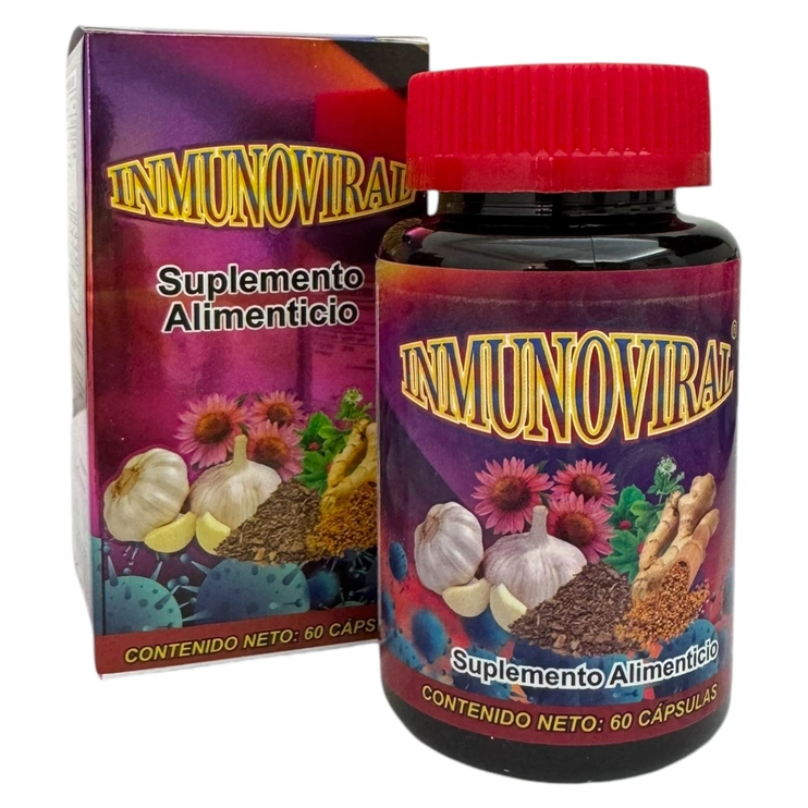 Inmunoviral 60 cápsulas 500mg, Foto 1 Trébol Naturismo