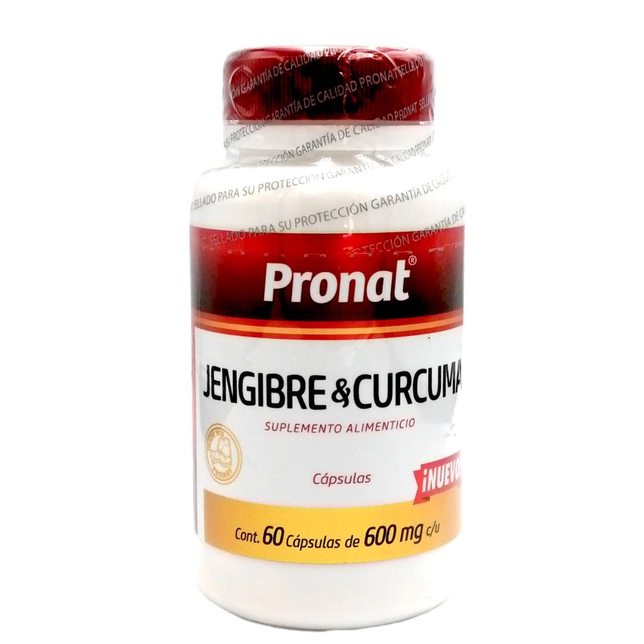 Jengibre y Curcuma Pronat 60 capsulaS, Foto 1 Trébol Naturismo