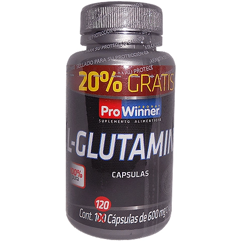 L glutamina 120 cápsulas, Foto 1 Trébol Naturismo