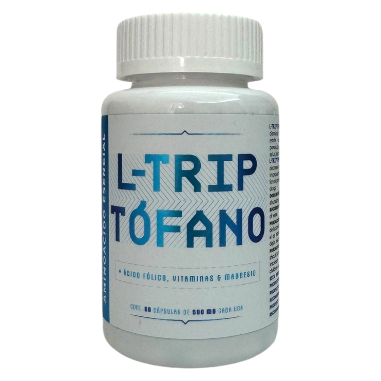 L-triptófano 60 cápsulas de 500mg, Foto 1 Trébol Naturismo