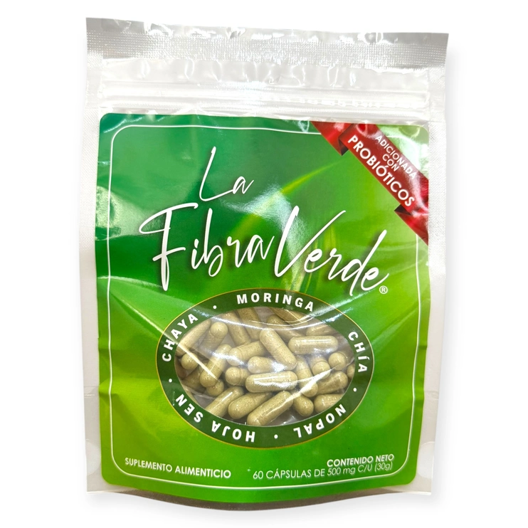 La Fibra Verde 60 cápsulas, Foto 1 Trébol Naturismo
