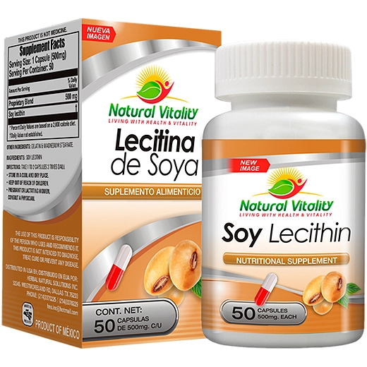 Lecitina de Soya 50 Cápsulas, Foto 1 Trébol Naturismo