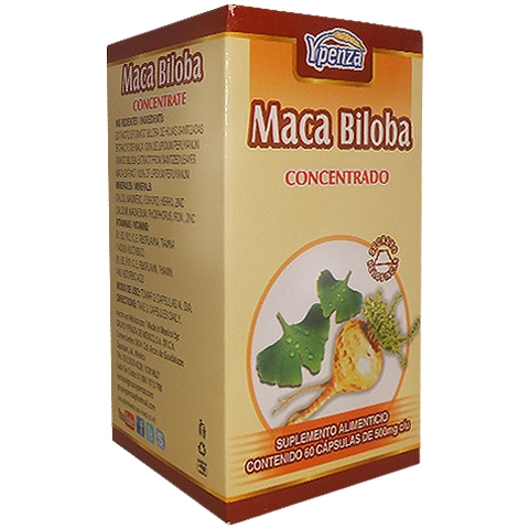 Maca biloba 60 cápsulas, Foto 1 Trébol Naturismo