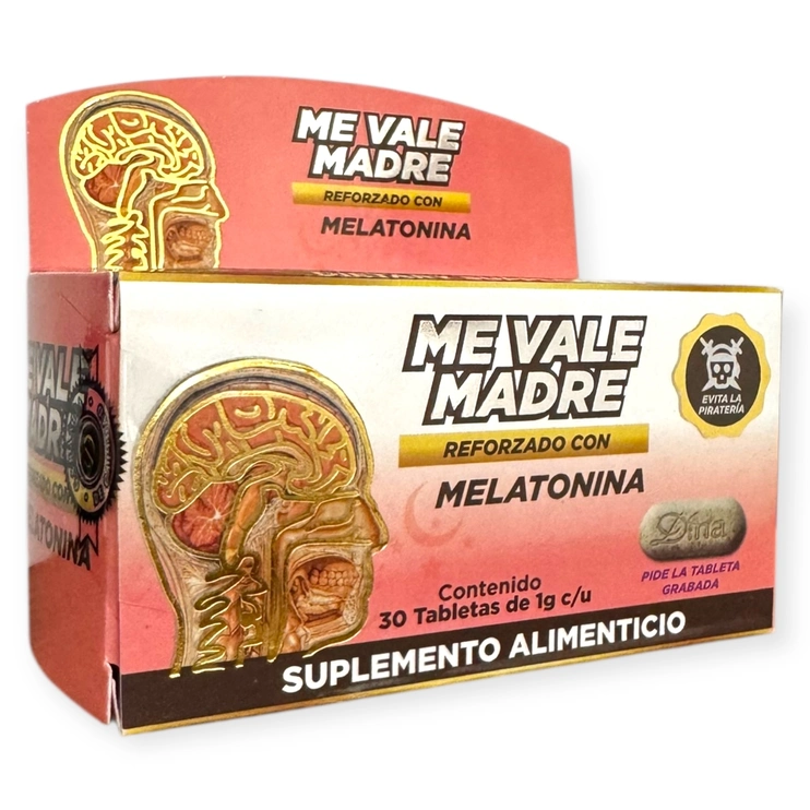 Me Vale Madre con Melatonina 30 Tabletas, Foto 1 Trébol Naturismo
