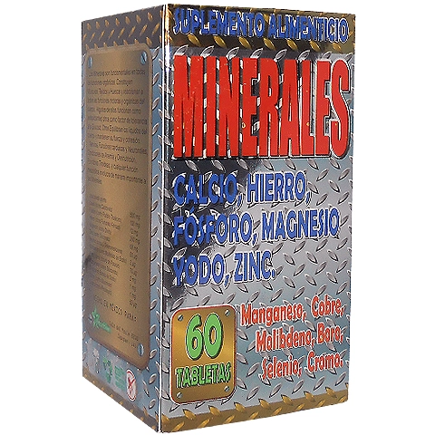 Minerales 60 tabletas, Foto 1 Trébol Naturismo