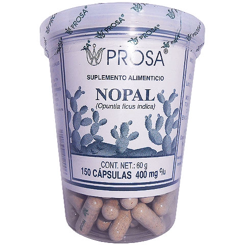 Nopal 150 cápsulas, Foto 1 Trébol Naturismo