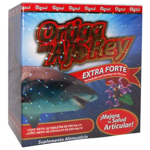 Ortiga Más Ajo Rey Extra Forte Omega Nutrition, Foto 1 Trébol Naturismo