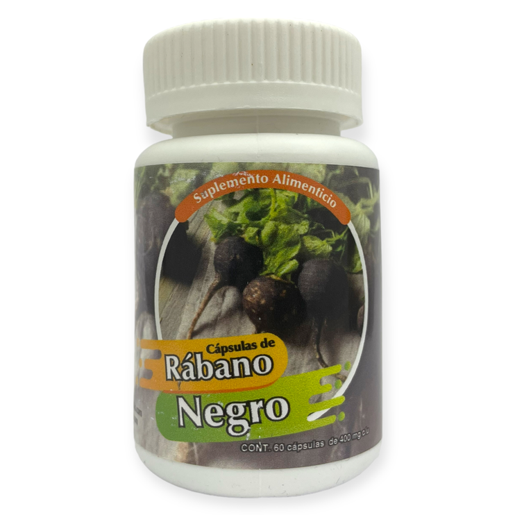 Rábano negro 60 caps. Rábano negro 60 caps., Foto 1 Trébol Naturismo