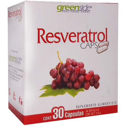 Resveratrol 30 cápsulas Greenside, Foto 1 Trébol Naturismo