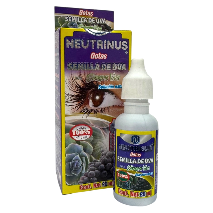 Semilla de Uva con Siempre Viva gotas 20 ml. Semilla de Uva con Siempre Viva gotas 20 ml., Foto 1 Trébol Naturismo