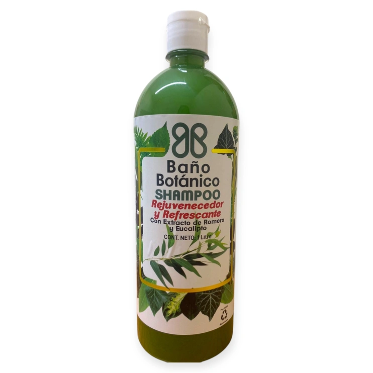 Shampoo baño botanico rejuvenecedor 1 litro Shampoo baño botanico rejuvenecedor 1 litro, Foto 1 Trébol Naturismo