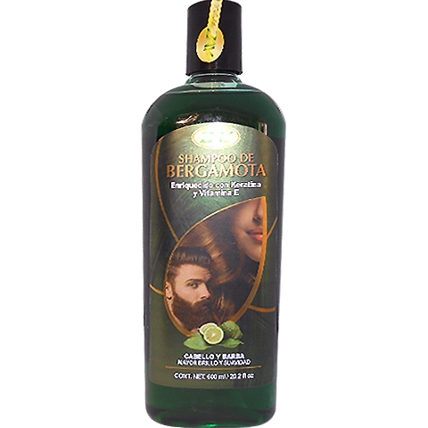 Shampoo de bergamota 500ml, Foto 1 Trébol Naturismo