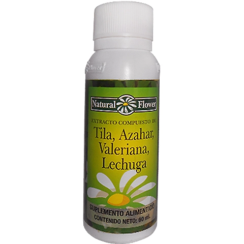 Tila Azahar Valeriana y Lechuga Extracto 60ml, Foto 1 Trébol Naturismo