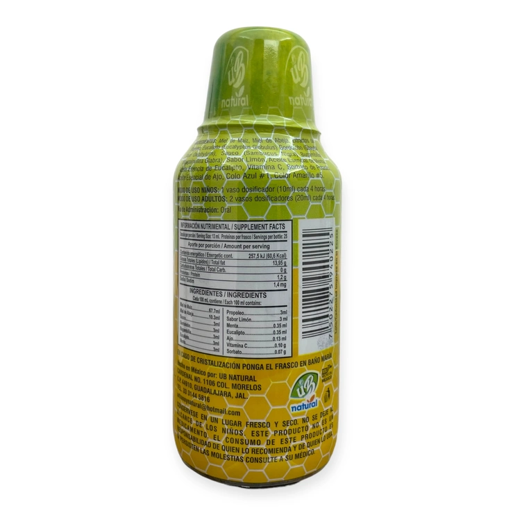 Toxes jarabe UBN-017, Foto 2 Trébol Naturismo