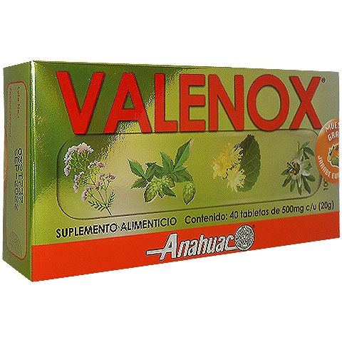 Valenox 40 tabletas, Foto 1 Trébol Naturismo